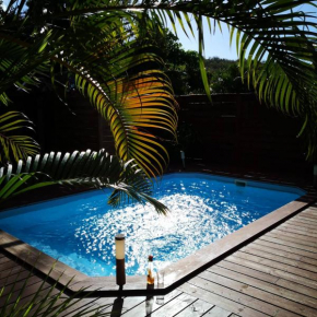Cottage piscine, 3 chambres, 5 min plage, BBQ
